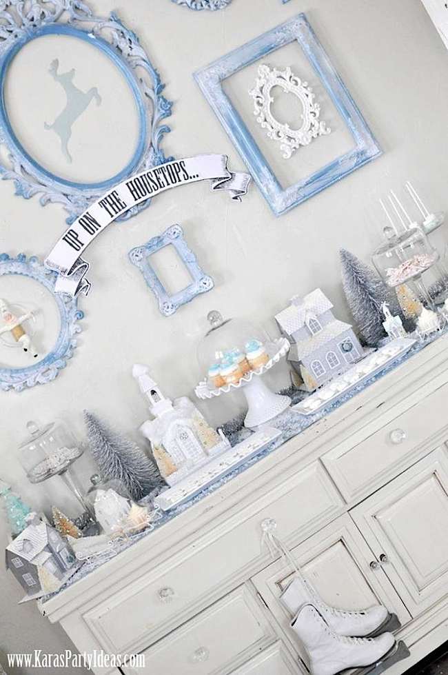 Up on the Housetops Holiday Christmas Party via Kara's Party Ideas- www.KarasPartyIdeas.com-15