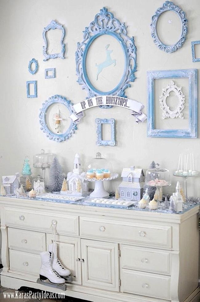 Up on the Housetops Holiday Christmas Party via Kara's Party Ideas- www.KarasPartyIdeas.com-38