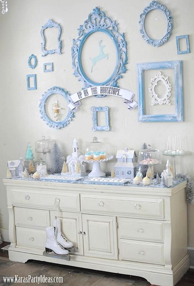 Up on the Housetops Holiday Christmas Party via Kara's Party Ideas- www.KarasPartyIdeas.com-41